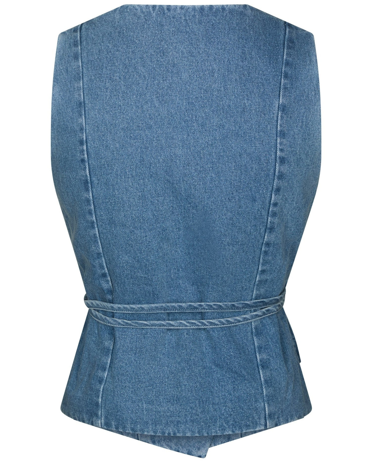 Samara Denim Vest Blue fra Neo Noir, blå denimvest