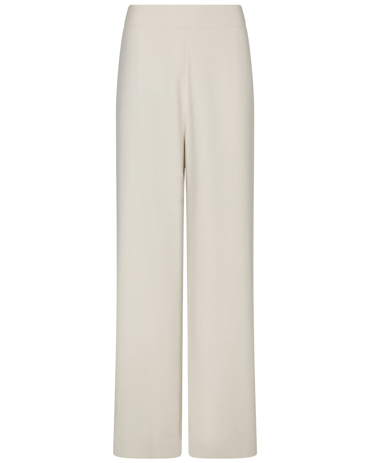 Lunet Crepe Bukser Ivory fra Neo Noir