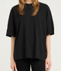 Gestuz Simma Emb T-shirt Bright Black NO25