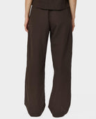 Neo Noir Sonar Linen Bukser Dark Brown NOS26, brune hørbukser