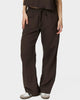 Neo Noir Sonar Linen Bukser Dark Brown NOS26