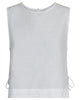 Neo Noir Svetlana Linen Top White NOS26