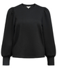 Object Andrea LS O-Neck Bluse Black NO25