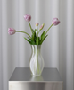 Bloom Objects Kunstige Fyldte Tulipaner Blomsterbuket Purple
