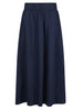 Neo Noir Yara Poplin Nederdel Navy
