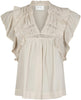 Neo Noir Jayla S Voile Top Ivory NOS26