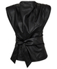 Co'Couture Gitt Pleat Top Black