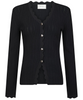Neo Noir Clara Stitch Knit Bluse Dark Navy