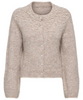 Only Miggie LS O-Neck Pearl Cardigan Malt Ball Melange NO26