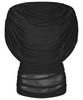 Neo Noir Cottuna Drapy Mesh Top Black
