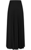 Neo Noir Boni Simple Plisse Nederdel Black