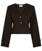 Neo Noir Fulvia Knit Bluse Dark Brown