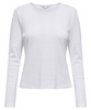 Only Bremen O-Neck LS Top White