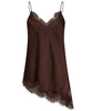 Haute L'Amitié Naomi Asym Lingerie Top Mocca