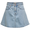 Only Eden A Nederdel Light Blue Denim