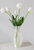 Bloom Objects Kunstige Fyldte Tulipaner Blomsterbuket White