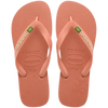 Havaianas Brasil Logo Klipklapper Pink Clay