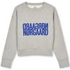 Mads Nørgaard Organic Sweat Tilvina Sweatshirt Mid Grey Melange