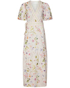 Clarine Flower Kjole Off White fra Neo Noir, festlig sommerlig kjole