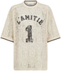 Haute L'Amitié Lace Football T-shirt Pearl