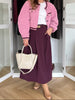 Co'Couture Anya Pleat Nederdel Winered