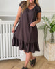 Co'Couture Sunrise Crop Kjole Mocca