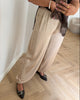 Neo Noir Fayla Drapy Satin Balloon Bukser Dark Sand