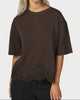 Neo Noir Iria Lace T-shirt Brown