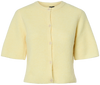 Pieces Silly SS O-Neck Strikcardigan Pale Banana NOS25