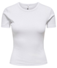 Only Val SS O-Neck Top Bright White NO26