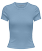 Only Val SS O-Neck Top Soft Chambray