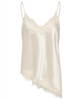 Only Bella Strap Satin Lace Top Cloud Dancer