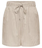 Only Augusta Shorts Feather Gray/Cloud Dancer