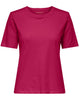 Only Happy SS O-Neck T-shirt Sangria
