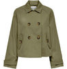 Only April Short Trenchcoat Jakke Aloe NO25