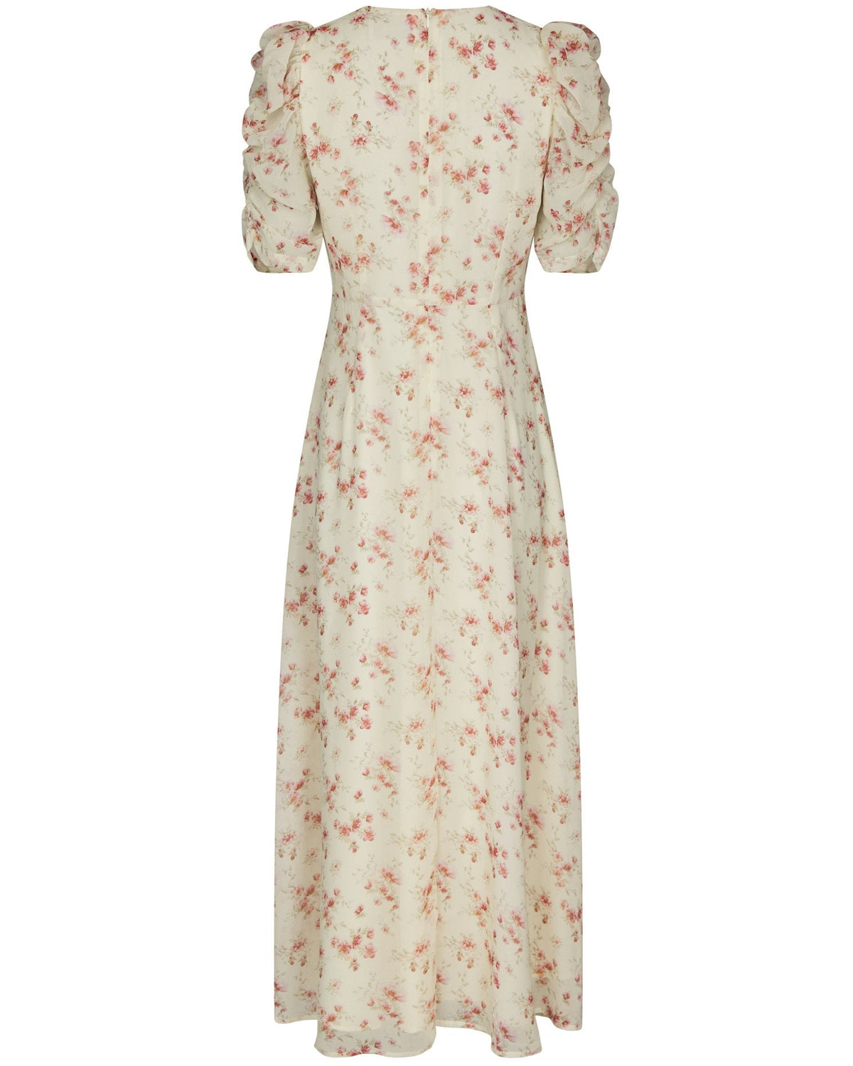 Vira Floral Kjole Creme fra Neo Noir, blomstret kjole