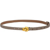 Plissé Copenhagen Knot Bælte Mud