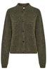 Gestuz Alpha Short Cardigan Dark Olive Melange