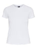 Pieces Nicca SS O-Neck T-shirt Bright White NO26