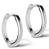 Enamel Classic Hoop Øreringe 10 mm