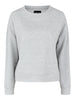Pieces Chilli Sweatshirt Light Grey Melange NO25